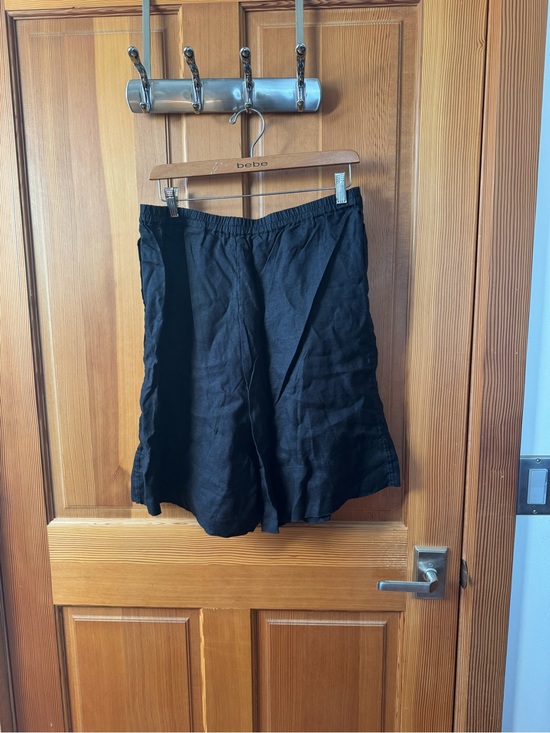 COS Pants - COS Black Women's Linen Shorts